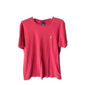 Red Polo Ralph Lauren Red T-Shirt Large Essential Used Men's